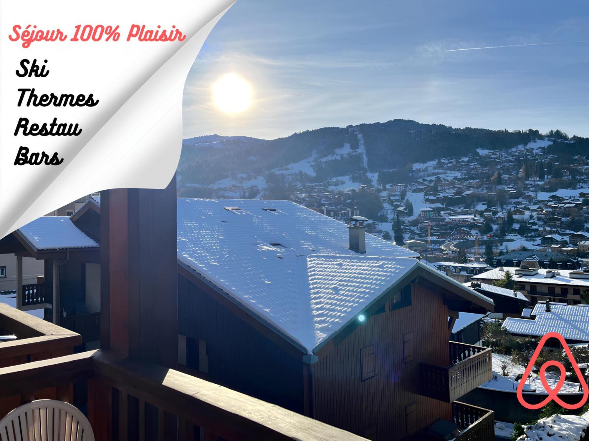 Ski Ou Thermes? Un Appt Cabine Avec Vue Magnifique Saint-Gervais-les-Bains Exteriér fotografie